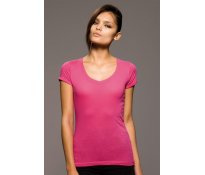 Ladies' Lighterweight V-neck Tee